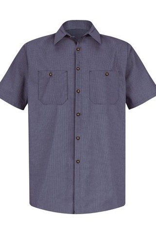 Red Kap SP20 - Camisa de trabajo Premium de manga corta para hombre