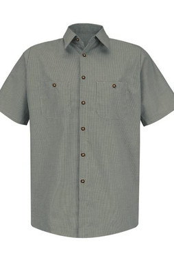 Red Kap SP20 - Camisa de trabajo Premium de manga corta para hombre