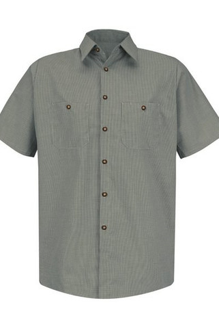 Red Kap SP20 - Camisa de trabajo Premium de manga corta para hombre