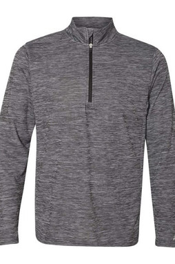 Russell Athletic QZ7EAM - Mens Striated Quarter-Zip Pullover