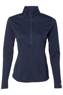 Russell Athletic QZ7EAX - Jersey con cremallera y rayas para mujer