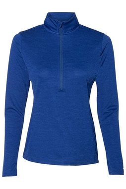Russell Athletic QZ7EAX - Jersey con cremallera y rayas para mujer