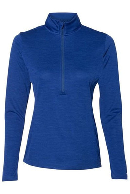 Russell Athletic QZ7EAX - Jersey con cremallera y rayas para mujer