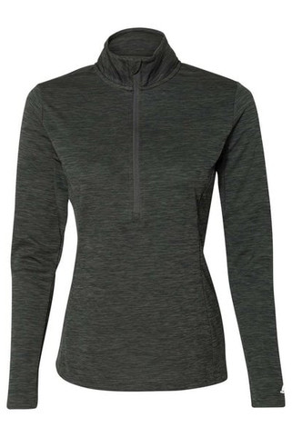 Russell Athletic QZ7EAX - Womens Striated Quarter-Zip Pullover