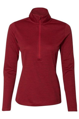 Russell Athletic QZ7EAX - Womens Striated Quarter-Zip Pullover