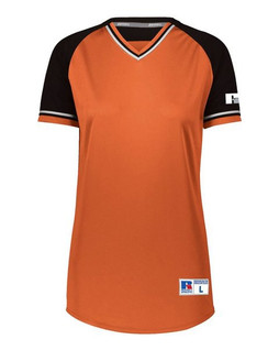 Russell Athletic R01X3X - Womens Classic V-Neck Jersey