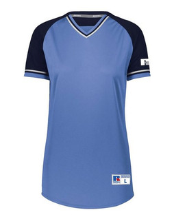 Russell Athletic R01X3X - Womens Classic V-Neck Jersey