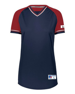 Russell Athletic R01X3X - Womens Classic V-Neck Jersey