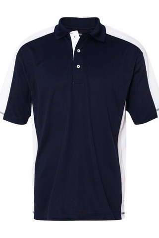 Sierra Pacific 0465 - Polo de hombre de malla antihumedad con bloques de color