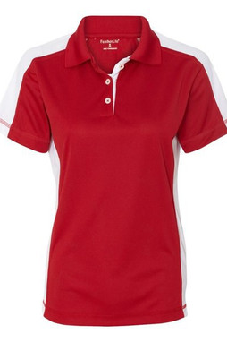 Sierra Pacific 5465 - Womens Colorblocked Moisture Free Mesh Polo