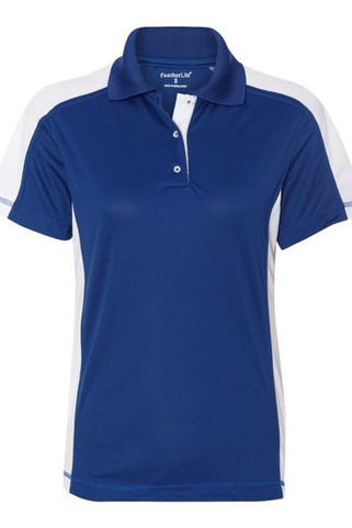 Sierra Pacific 5465 - Polo de mujer de malla antihumedad con bloques de color