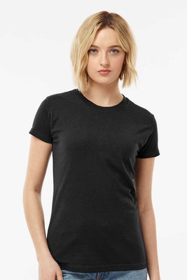 Tultex 213 - Camiseta de manga corta de punto fino para mujer