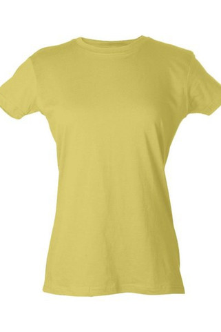 Tultex 213 - Camiseta de manga corta de punto fino para mujer