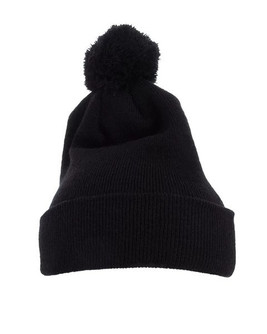 YP Classics 1501P - Gorro de punto con puños de pompones