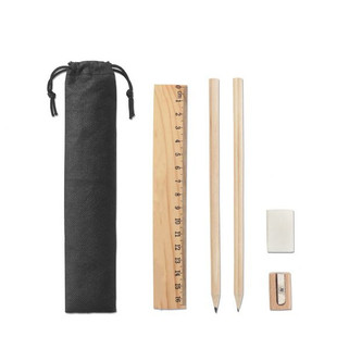 Writing set supplied in a non-woven pouch - Egotier 11195