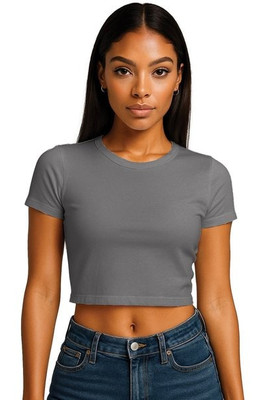 Casual Classics CRBT600L - Casual Combed 220 Ladies Cropped Baby T