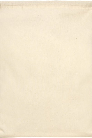 Odisha 140 g/m² OCS organic drawstring bag 5L  - EgotierPro 120781