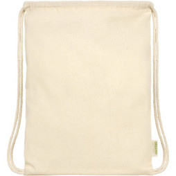 Odisha 140 g/m² OCS organic drawstring bag 5L  - EgotierPro 120781
