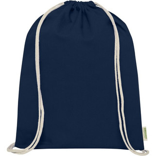 Odisha 140 g/m² OCS organic drawstring bag 5L  - EgotierPro 120781