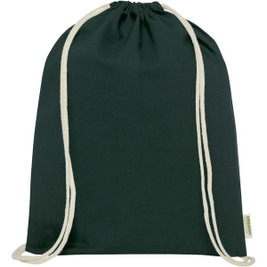 Odisha 140 g/m² OCS organic drawstring bag 5L  - EgotierPro 120781