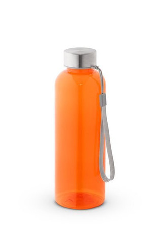 Bouteille PET recyclé (100% rPET) translucide, finition brillante 600 mL - Egotier 54326