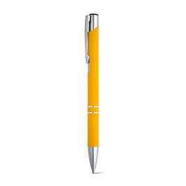 Soft touch aluminium ball pen - Egotier 81141