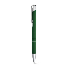 Soft touch aluminium ball pen - Egotier 81141