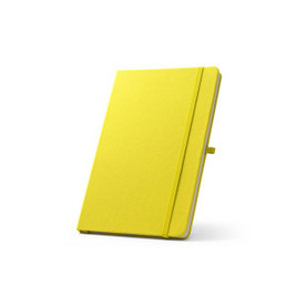 A5 notebook in recycled polyester (100% rPET) with lined pages - Egotier 93297