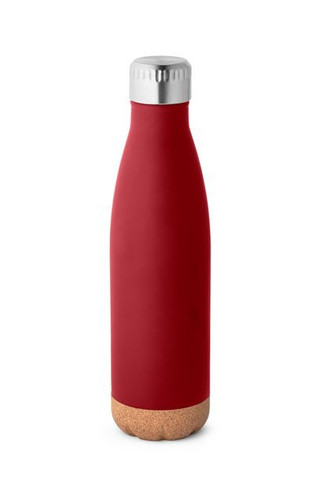 Ruostumattomasta teräksestä valmistettu termospullo ja korkkipohja 560 ml - Egotier 94240