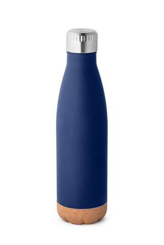 Ruostumattomasta teräksestä valmistettu termospullo ja korkkipohja 560 ml - Egotier 94240