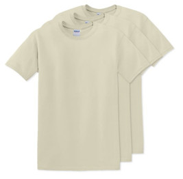 Pack mit 3 Gildan 5000 - Adult Heavy Cotton T-Shirt
