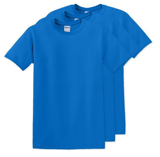 Pack of 3 Gildan 5000 - Premium Heavy Cotton Classic Fit T-Shirt for Adults
