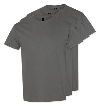 Pack of 3 Gildan 5000 - Premium Heavy Cotton Classic Fit T-Shirt for Adults