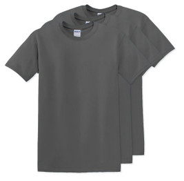 Pack of 3 Gildan 5000 - Premium Heavy Cotton Classic Fit T-Shirt for Adults