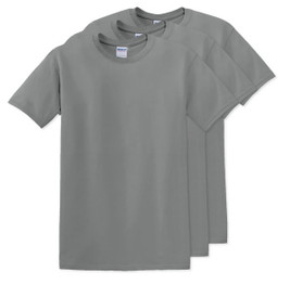 Pack of 3 Gildan 5000 - Premium Heavy Cotton Classic Fit T-Shirt for Adults