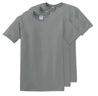 Pack of 3 Gildan 5000 - Premium Heavy Cotton Classic Fit T-Shirt for Adults