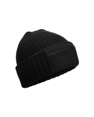 Beechfield B334R - ZIP PATCH BEANIE