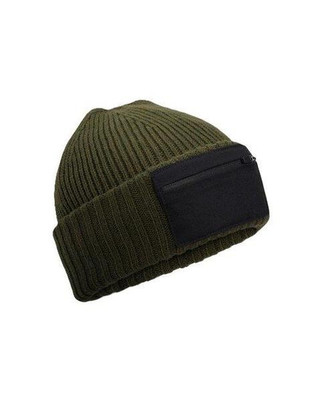 Beechfield B334R - ZIP PATCH BEANIE