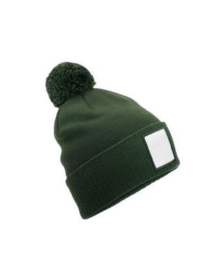 Beechfield B338R - APPLIQUE PATCH POM BEANIE