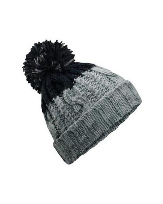 Beechfield B437 - Luxury Thermal Pom Pom Cable Knit Beanie