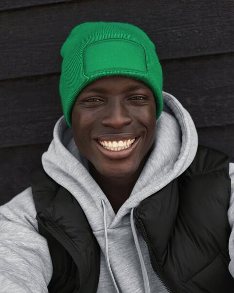 Beechfield B445 - Trendy Cotton Patch Beanie for All Seasons