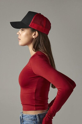 Beechfield B640 - Casquette Trucker Rétro Demi-Maille