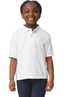 Gildan 8800B - YOUTH S/S JERSEY POLO JUNIOR 6 oz.