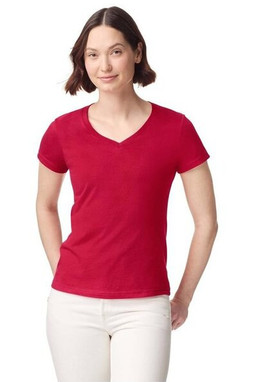 Gildan 64V00L - V-Neck T-shirt Junior Fit for Women