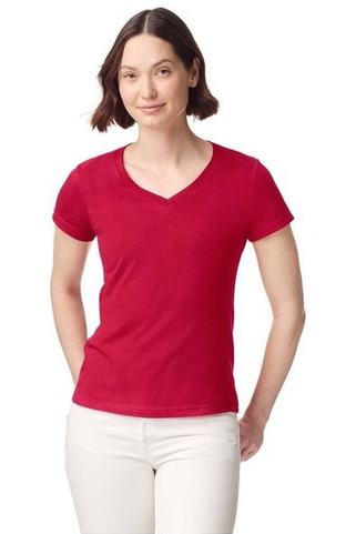 Gildan 64V00L - V-Neck T-shirt Junior Fit for Women