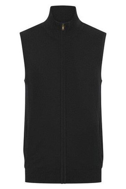 Henbury H711 - MENS SLEEVELESS ZIP JUMPER