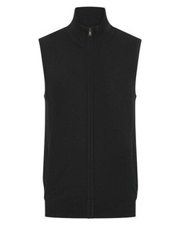 Henbury H711 - MENS SLEEVELESS ZIP JUMPER