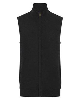 Henbury H711 - MENS SLEEVELESS ZIP JUMPER
