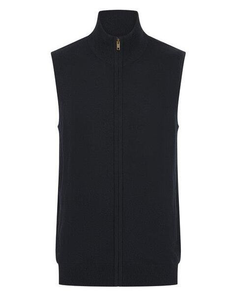 Henbury H711 - MENS SLEEVELESS ZIP JUMPER