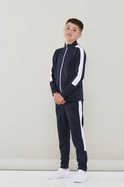 Finden & Hales LV873 - Unisex Kids Trendy Sports Jacket with Zipper Pockets